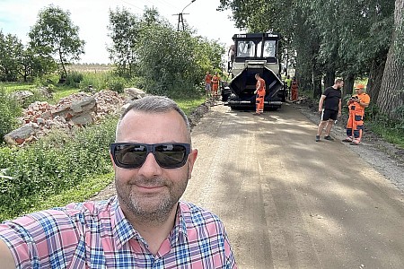 Przebudowa drogi w Jakubicach