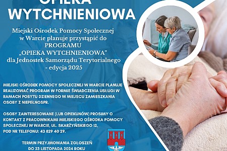 Program "Opieka Wytchnieniowa"