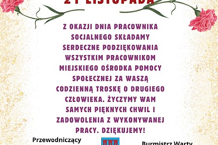 Dzień Pracownika Socjalnego