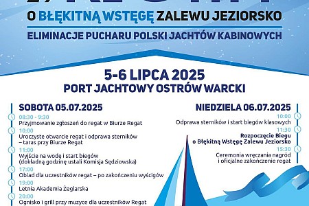 29. Regaty o Błękitną Wstęgę Zalewu Jeziorsko